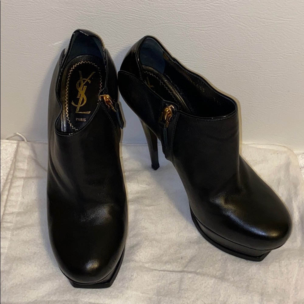 YSL LIKE NEW PLATFORM HEELS